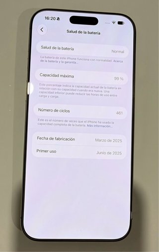 iPhone 16 Pro Max 256GB Plata