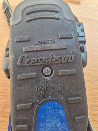 Aletas Buceo Cressi-sub Talla S-M Made in Italy