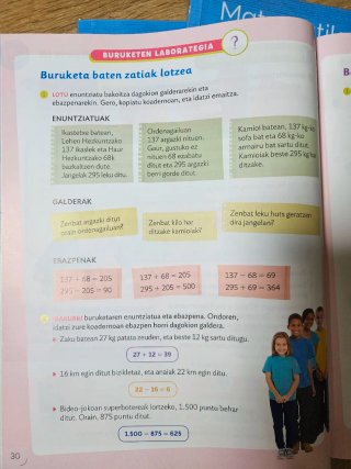 Matematika LH3. Munduak eraikitzen