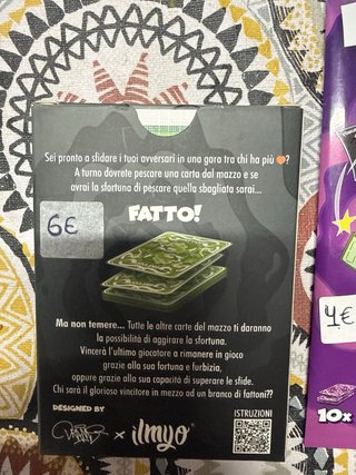 Juego de cartas Fatto! (El Juego de Cartas