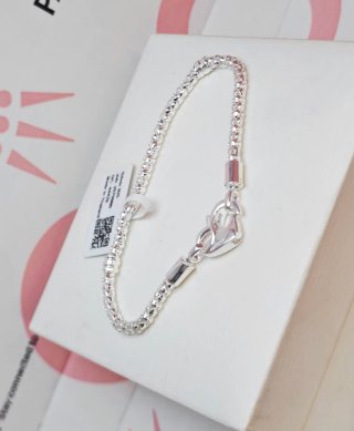Pulsera Pandora 18 centímetros Corazón Plata Ale