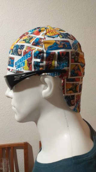 Gorras para soldadores y montadores 100% algodón