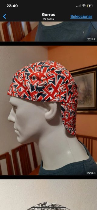 Gorras para soldadores y montadores 100% algodón