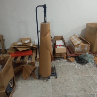 Porta rollo papel embalaje