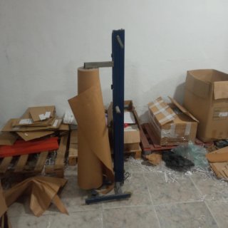 Porta rollo papel embalaje