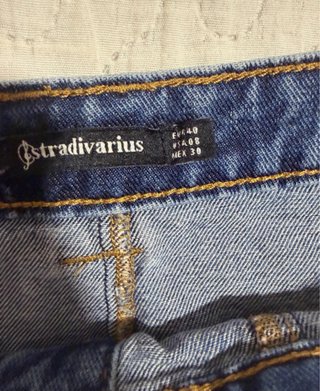 Falda vaquera Stradivarius Talla 40