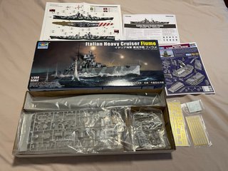 Maqueta Crucero Italiano Fiume 1:350 Trumpeter