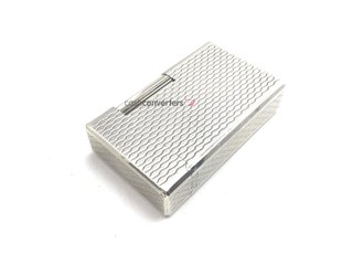 encendedor alta gama dupont encendedor de gas plateado