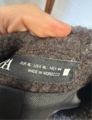 Abrigo Calvin Klein Marrón/Gris