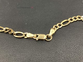 cadena oro 18k 33cm