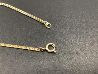 collar oro 9k con piedra 24cm