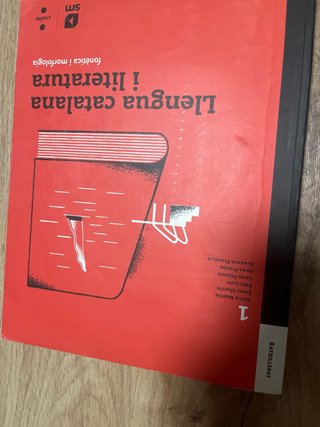 Llengua catalana i literatura, 1r Batxillerat H...