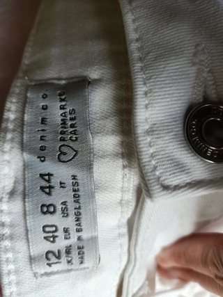 Pantalón blanco Primark Talla L
