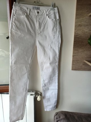 Pantalón blanco Primark Talla L