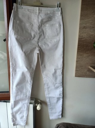 Pantalón blanco Primark Talla L