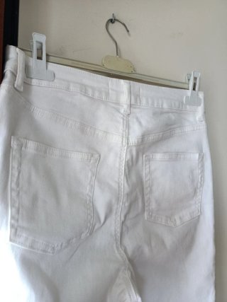 Pantalón blanco Primark Talla L