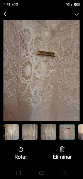 Bata y camisón novia blanco