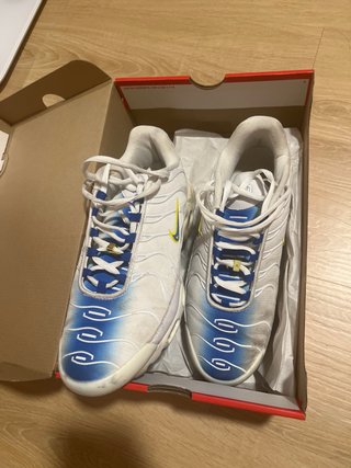 Nike Tn Azul y Blanco