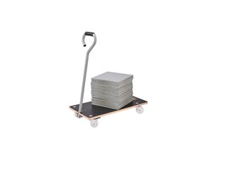 Carrito de plataforma con mango