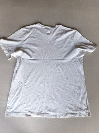 Camiseta Adidas Blanca Logo Negro Manga Corta