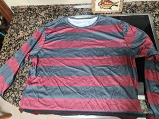 Máscara Freddy Krueger + garra cuchilla y camiseta