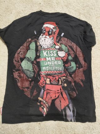 Camiseta Marvel Deadpool Navidad Niño