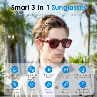 Gafas de Sol bluetooth con IA GetD