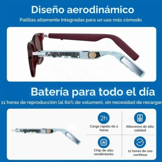 Gafas de Sol bluetooth con IA GetD