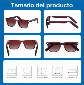 Gafas de Sol bluetooth con IA GetD