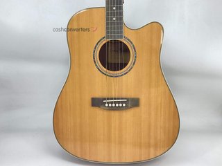 guitarra acustica harley benton d-120ce nt