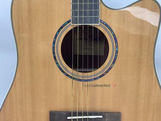 guitarra acustica harley benton d-120ce nt