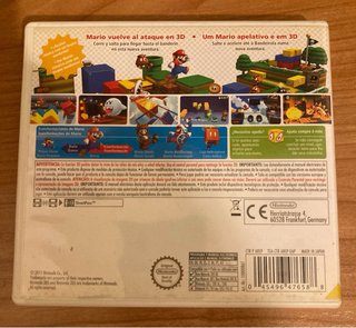 Cajas vacías de juegos Mario Nintendo 3DS