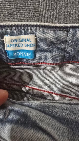 Tommy Jeans Pantalón Corto gris denim