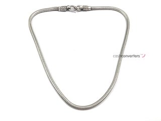 collar plata 925mm 23cm
