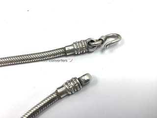 collar plata 925mm 23cm