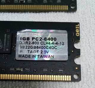 2GB GeIL BlackDragon (2x 1GB) DDR2 PC2-6400
