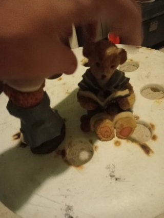 Figuras de porcelana de ositos marineros