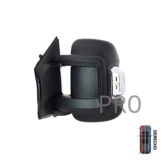Espejo Completo Ángulo Muerto Manual Convexo Intermitente Blanco Brazo Corto 2 Pines - Derecho - Citroën CITROEN Jumper (2006-2023)