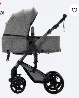 Carrito Bebé 3 en 1 Gris