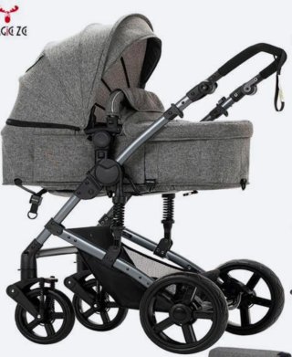 Carrito Bebé 3 en 1 Gris