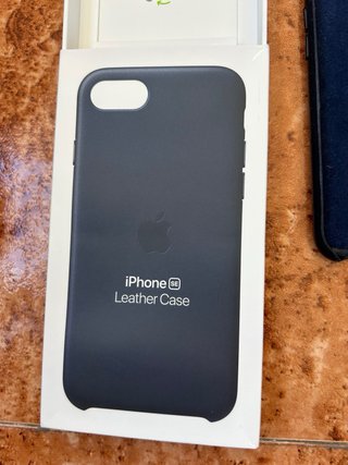 Funda iPhone SE Cuero Apple azul