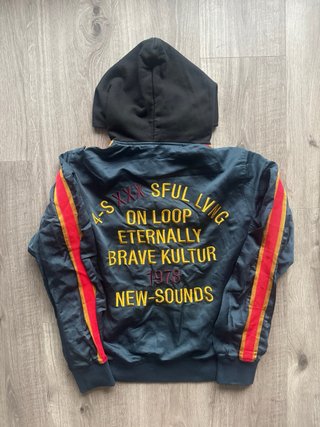 Diesel J-Eldert XL chaqueta Bomber azul roja y2k