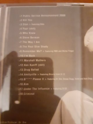 Eminem - The Marshall Mathers LP CD