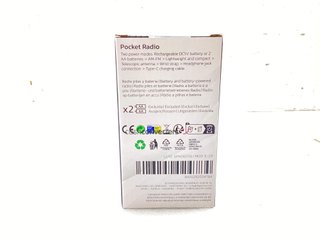 radio portatil dhg pocket radio am-fm