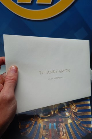 Escultura + libro: Skel, Tutankhamon 100 aniversario. Numerada y certificada.