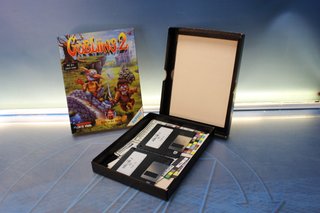 Videojuego PC caja grande: Gobliins 2: El Príncipe Bufón. Coktel Vision, 1992.