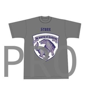 Camiseta Oficial Stark. Juego de Tronos (Chico / Chica) - Talla: M, Genero: Chica
