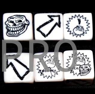 Set 3 Dados Blood Bowl Placaje Memes