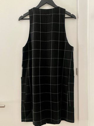 Vestido pichi cuadros Mango Talla S