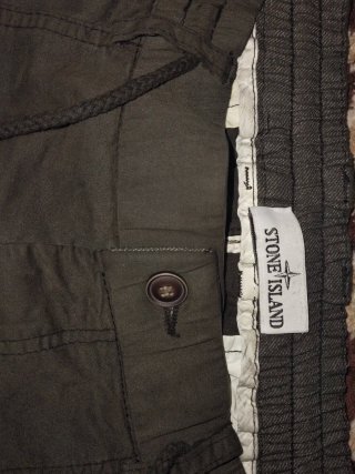 Stone Island Pantalones Cargo Verde Talla M